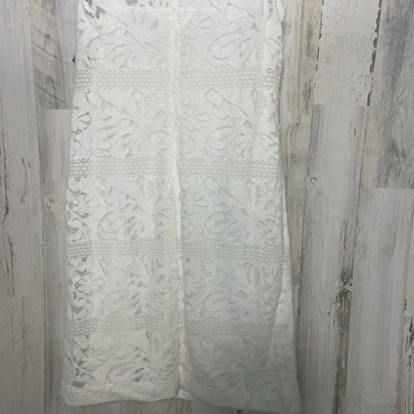 Lauren Ralph Lauren White Lace Eyelet Dress Lined size 6 NWT Coastal‎ Cowgirl - Picture 10 of 10